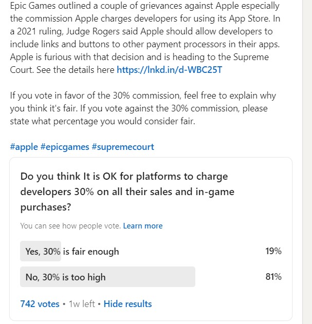 We Asked If It Was OK For Platforms To Charge Game Developers 30% On Sales. Here Is What Our Readers Said