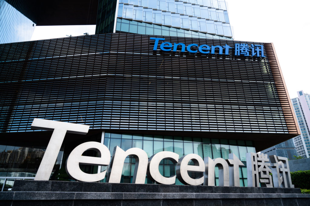 Chinese multinational technology conglomerate holding Tencent