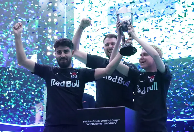 Winners of the FIFAe Club World Cup (Photo credit fifa.gg)