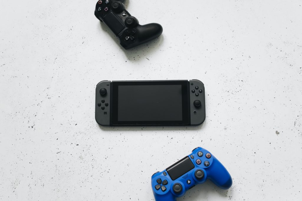 Nintendo Swtich with PlayStation Controllers