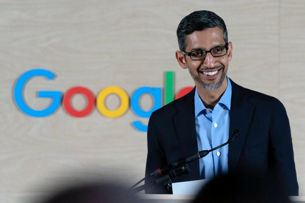 Google CEO Sundar Pichai (Photo credit The Hill)