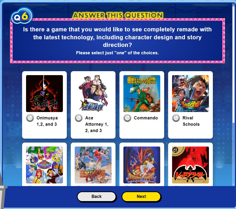 Capcom Wants To Create Games Fans Want To Play New Survey Suggests