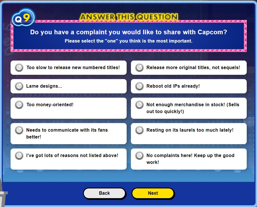 Capcom Wants To Create Games Fans Want To Play New Survey Suggests
