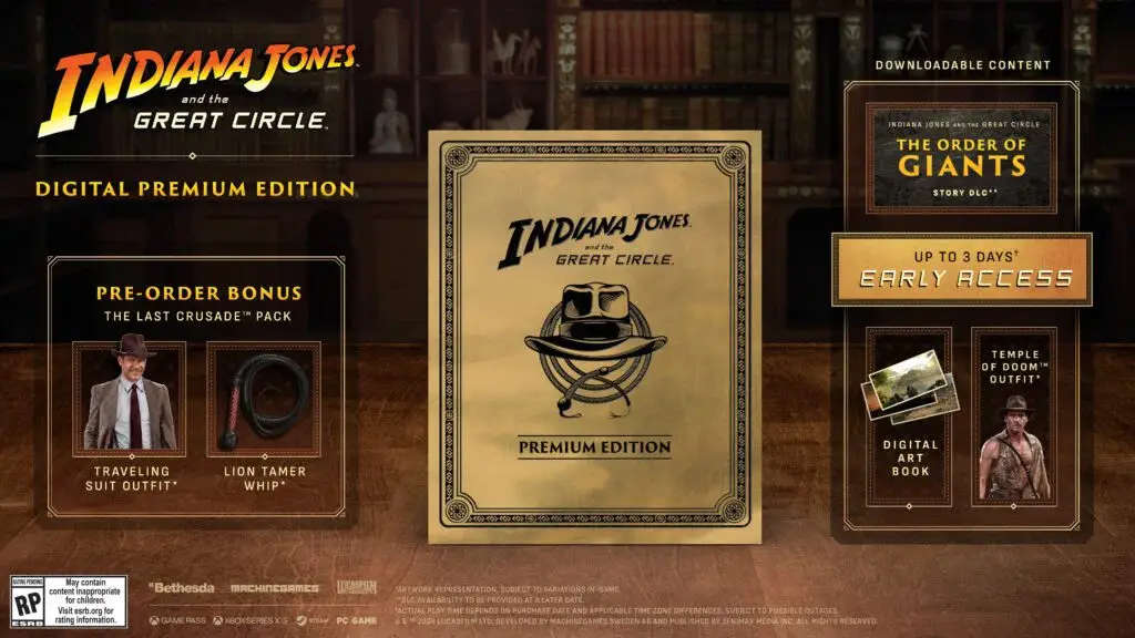 A Peek At The Content Of Indiana Jones And The Great Circle’s Collector’s Edition