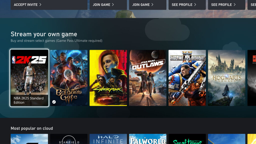 Game Pass Ultimate Members Can Now Stream Their Own Games