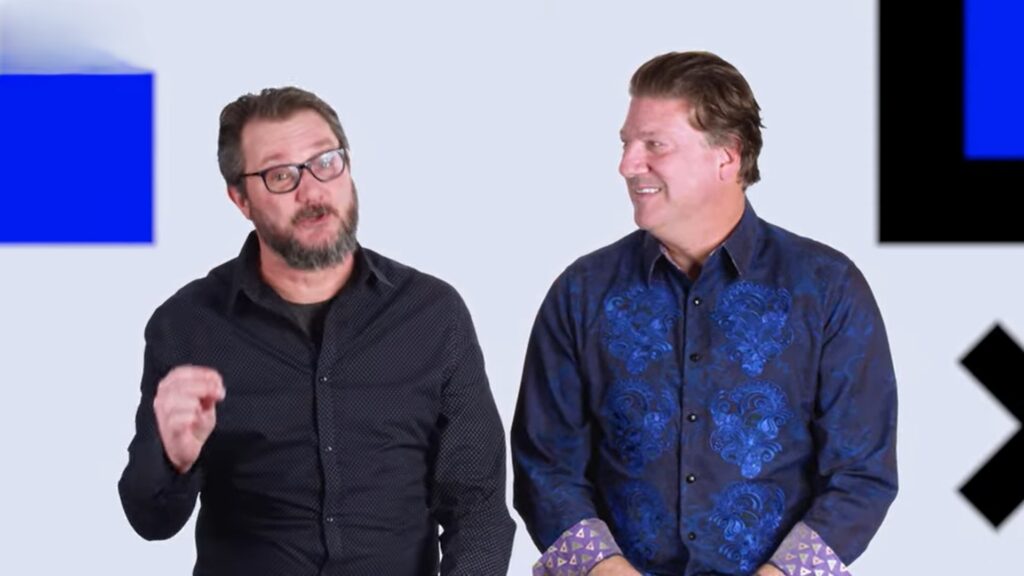 Chief creative officer Randy Varnell and Gearbox Entertainment founder Randy Pitchford 