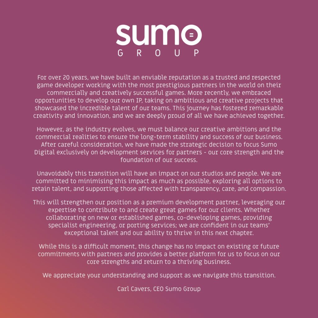 Sumo Group Statement