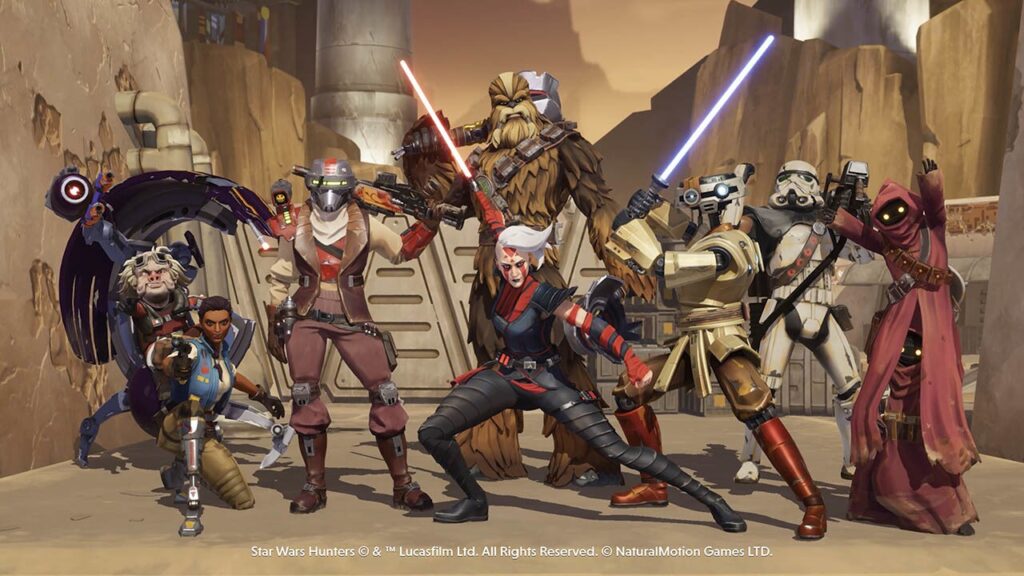 Star Wars Hunters hero roster