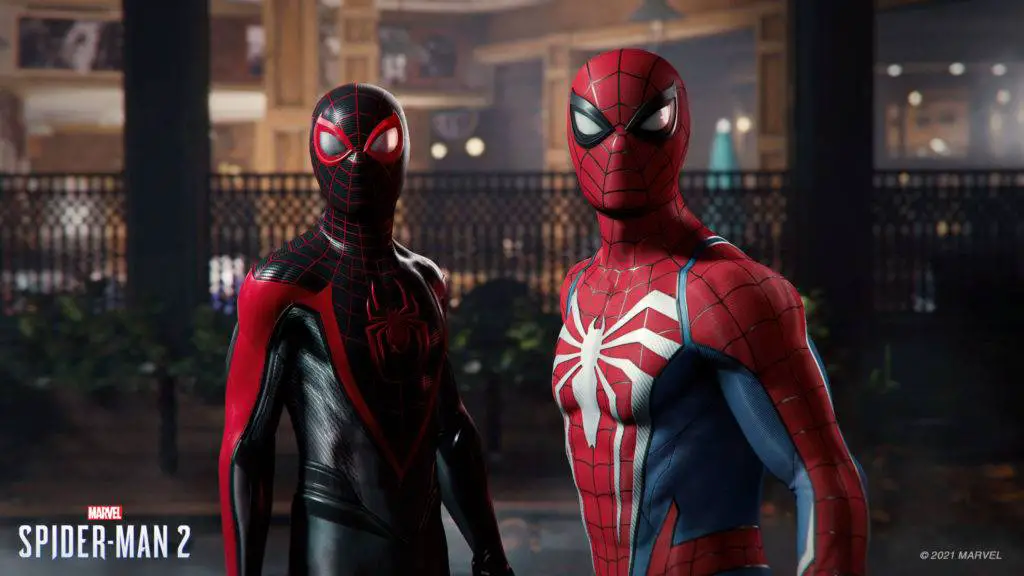 Spider-Man 2 is one of the PlayStation-exclusive upcoming games of 2023 (Photo credit: Insomniac Games)
