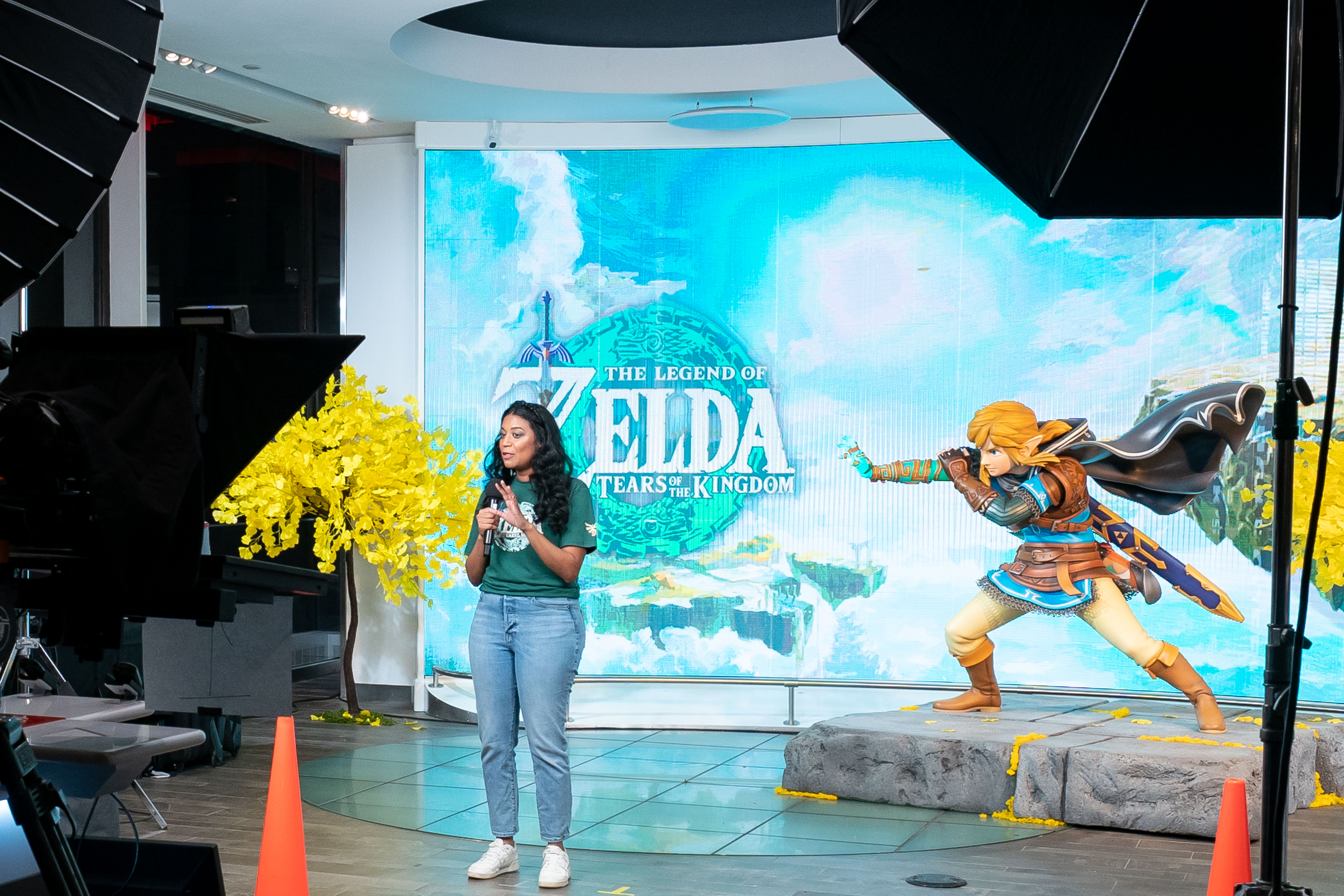 Camille Salazar-Hadaway hosts the Launch Event Livestream & Nintendo Treehouse