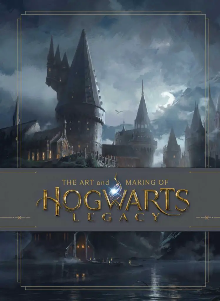 video game art book of Hogwarts Legacy