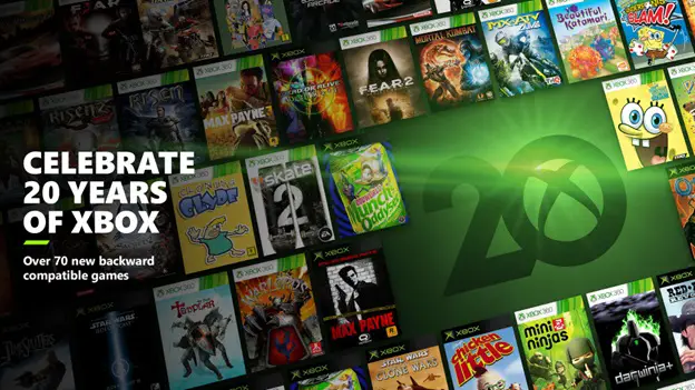 Celebrating 20 years of Xbox (photo credit: Xbox)
