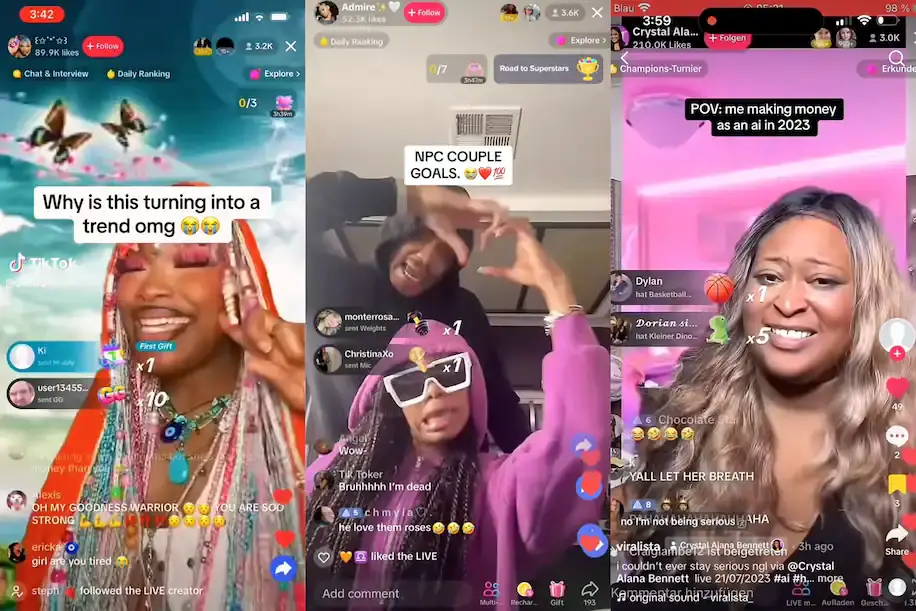 NPC Streaming Has Exploded On TikTok With Some Creators Earning $200 Per Hour, But At What Cost?