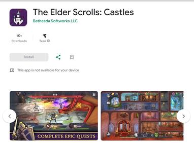 Simulation game The Elder Scrolls: Castles now available in Early