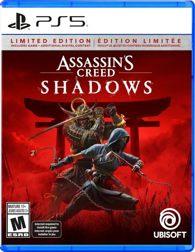 Assassin’s Creed Shadows - Limited Edition (Amazon Exclusive), PlayStation 5
Visit the Ubisoft Store